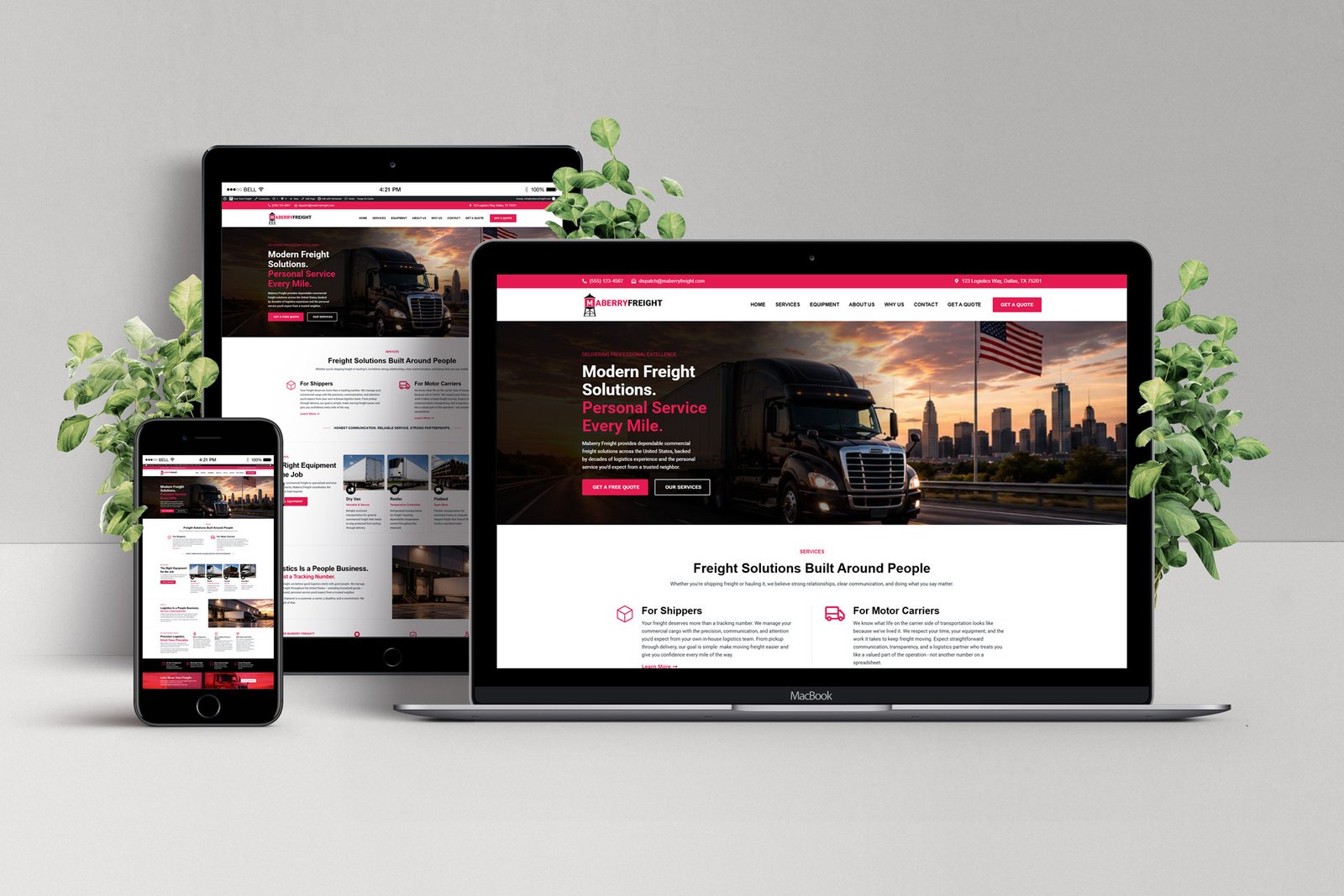 Home 23 freight website